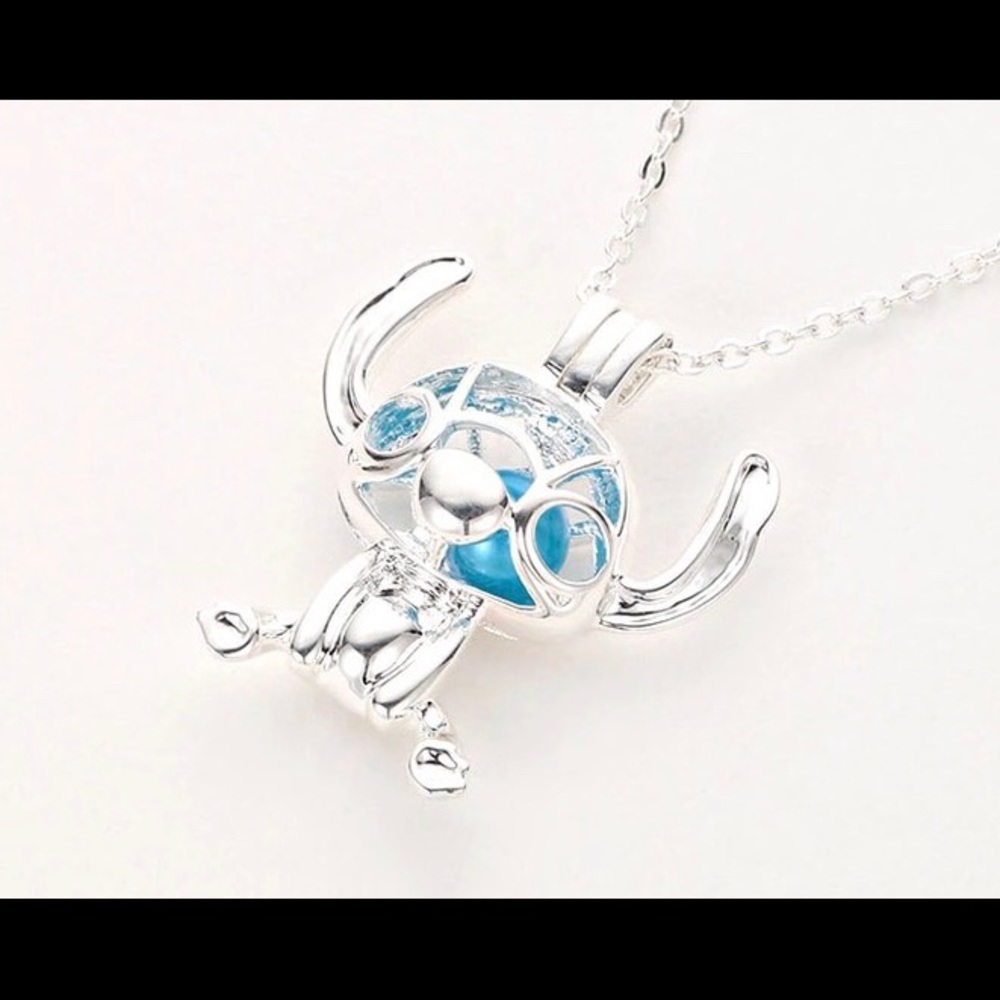 COPY - SALE Disney Stitch Wish pearl pendant neck…